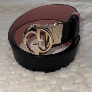 Gucci Reversible Leather Belt-45000-Authentic-NWOT